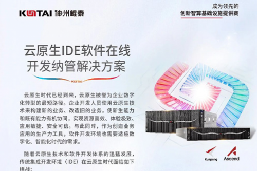 智算方案丨凯发一触即发云原生IDE软件在线开发纳管解决方案